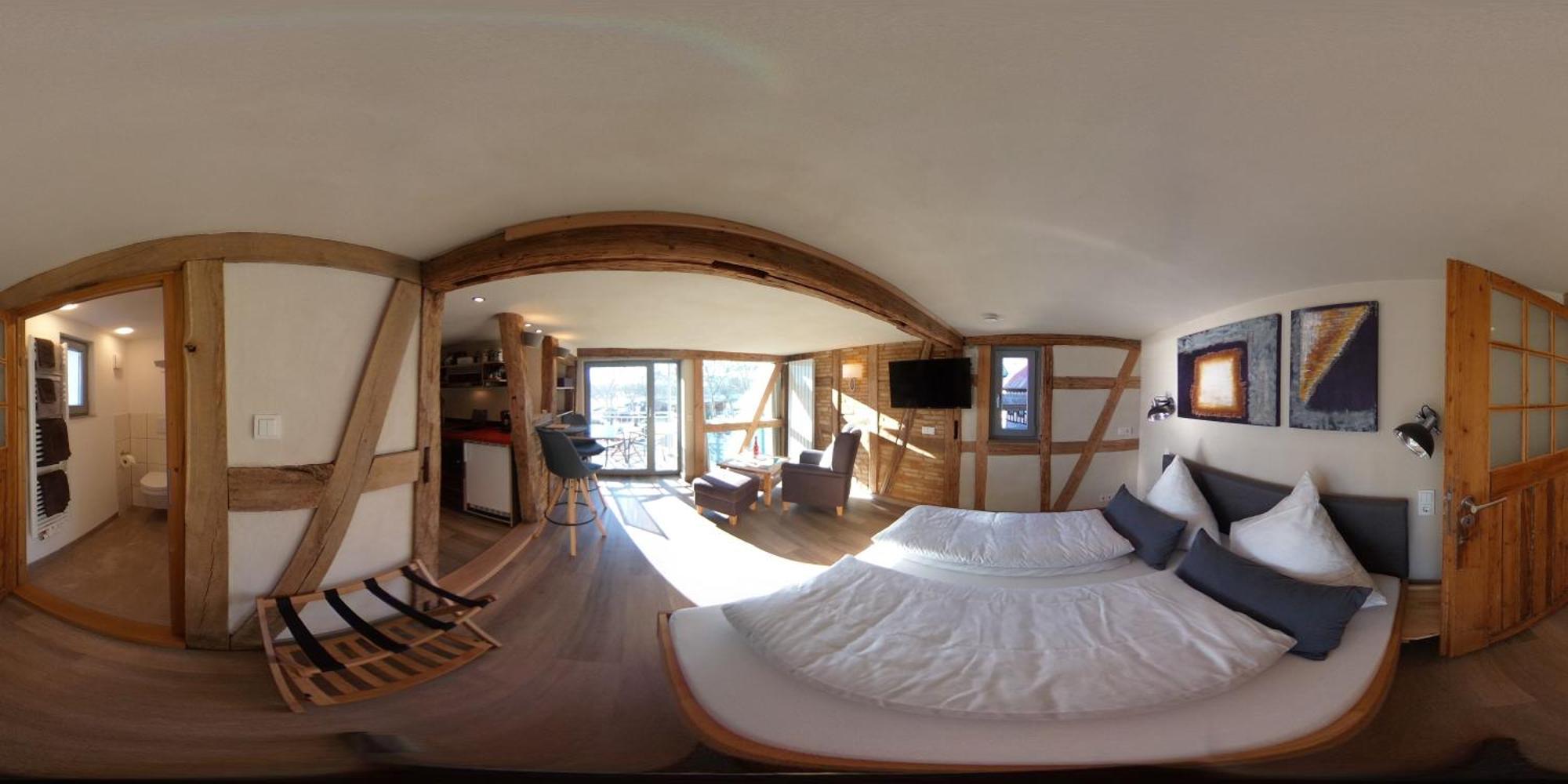 Schmuckkaestle Am Hafen Apartman Wiesbaden Szoba fotó